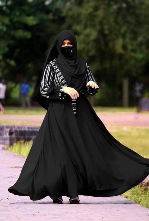 🖤স্টেপ গাউন বোরকা🖤(ফুলসেট)