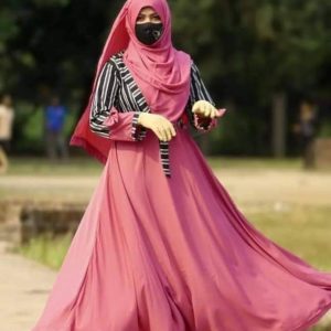 🖤স্টেপ গাউন বোরকা🖤(ফুলসেট)