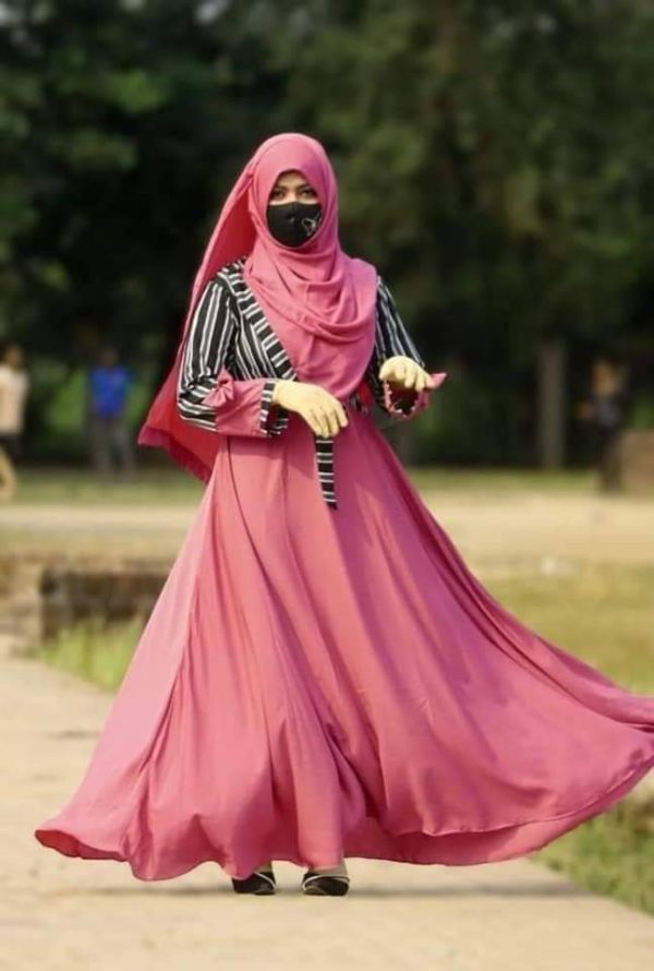 🖤স্টেপ গাউন বোরকা🖤(ফুলসেট)