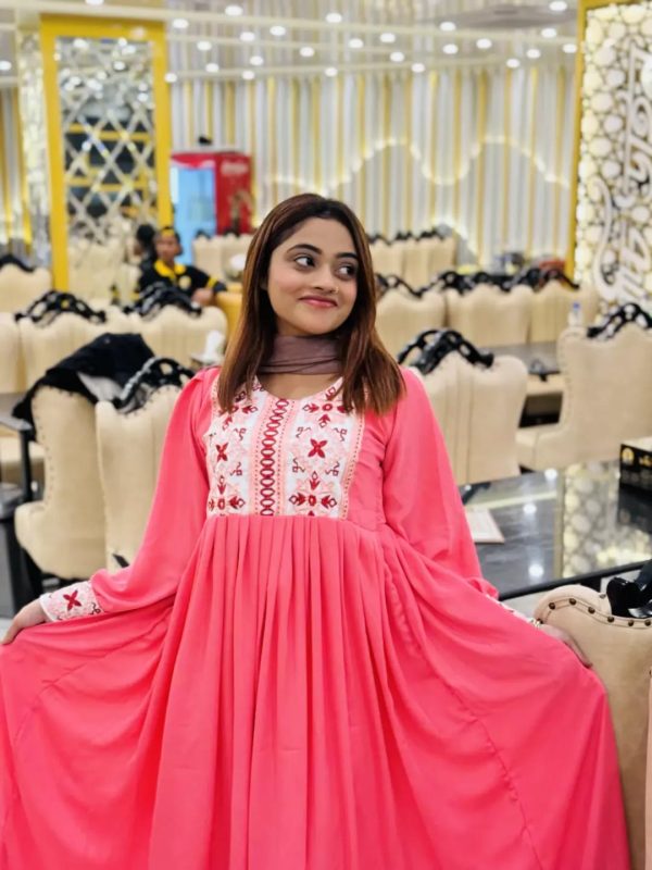 😍নিউ কালেকশন ওয়ান পিস গ্রাউন্ড 🥰 - Image 3