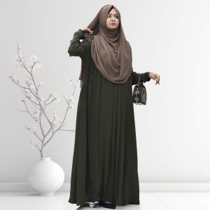 🥀কুচিকাটা গাউন বোরকা🥀(ফুলসেট)