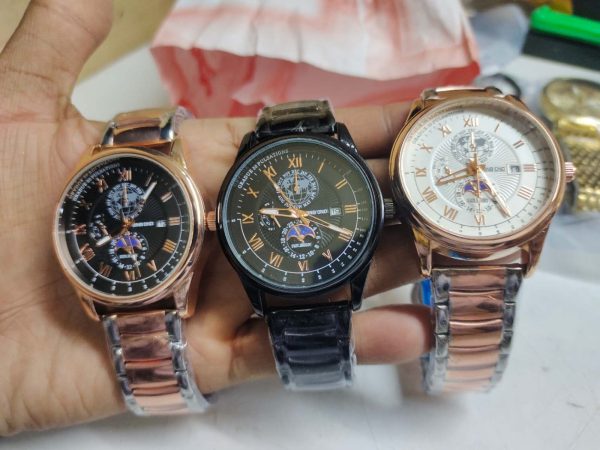 Binbon Business Belt Watch, Men's Quartz Watch - Image 3