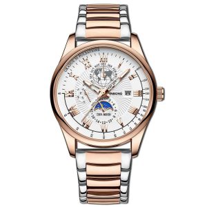 Binbon Business Belt Watch, Men's Quartz Watch