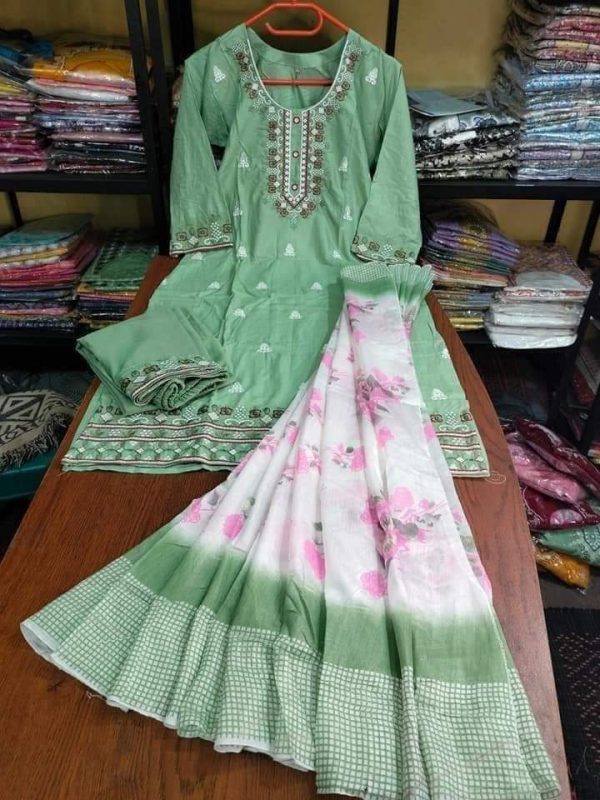 নিউ ইন্ডিয়ান ডিজাইনের থ্রি পিস
