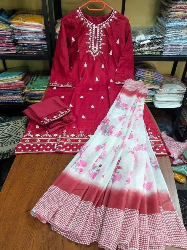 নিউ ইন্ডিয়ান ডিজাইনের থ্রি পিস