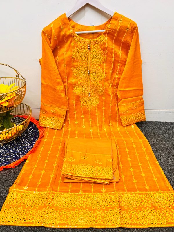 পাকিস্তানি পার্টি রেডি থ্রি-পিস - Image 3