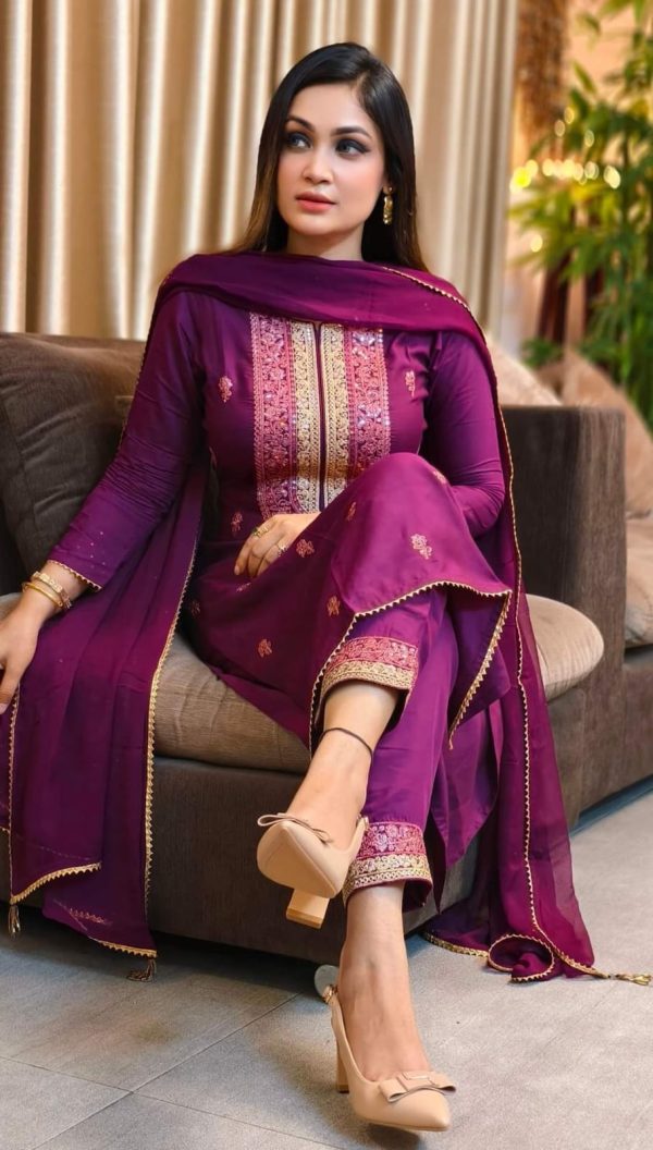 👘"রেডিমেড থ্রি পিস "💃 - Image 4