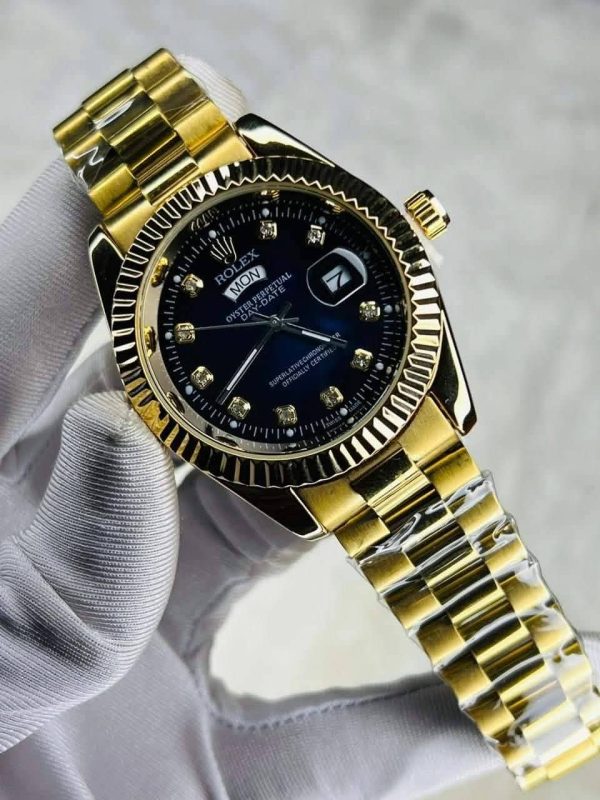 Rolex Quartz Movement Stainless Steel Analog Watch for Men