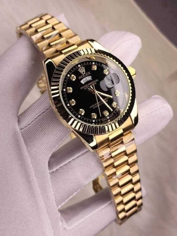 Rolex Quartz Movement Stainless Steel Analog Watch for Men
