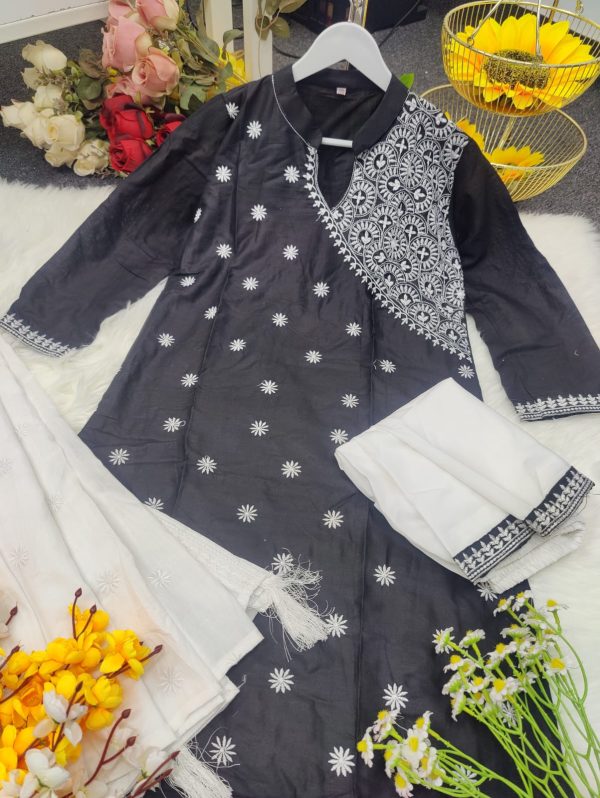 পাকিস্তানি ডিজাইনের থ্রি পিস - Image 2