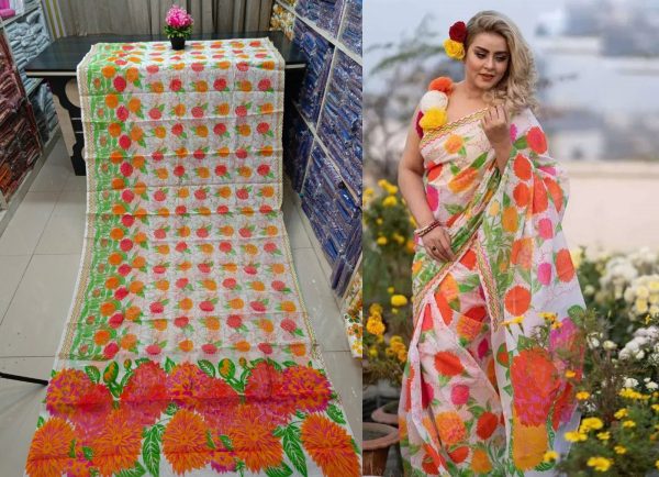প্রিমিয়াম হাফ সিল্ক শাড়ি
